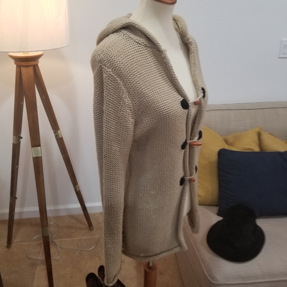 Cardigan Hooded sweater - Picture 3 of 9